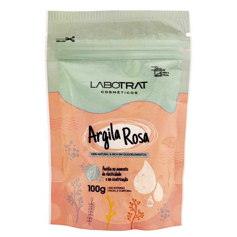 Argila Rosa Facial e Corporal 100g